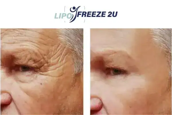 Mens before and after Morpheus 8 Bletchley results.