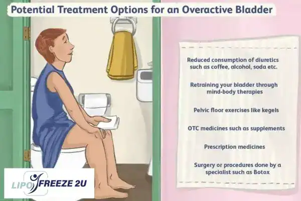 image of woman on toilet because of an overactive bladder Bletchley